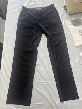 Vinci Men’s Dress Pants Size 30x30 Black Slacks Pleated